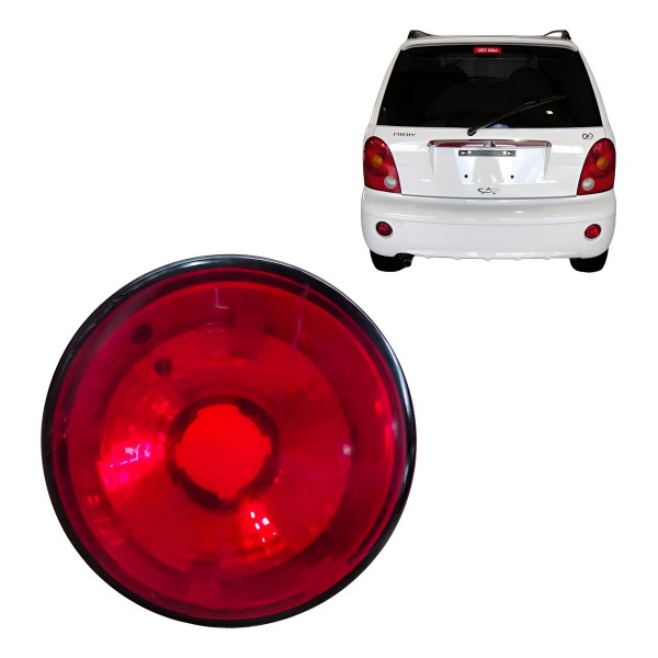 Luz Neblina Traseira Esquerda Chery Qq 2011 2012 2013 Vermelho