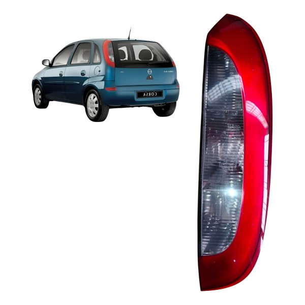Lanterna Direita Gm Corsa Hatch 2004 2005 2010 2012 Original Direito/passageiro Fumê