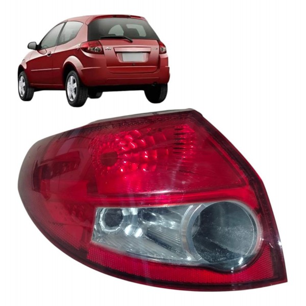 Lanterna Esquerdo Ford Ka 2008 2009 2010 2011 2012 Original Esquerdo/motorista Vermelho