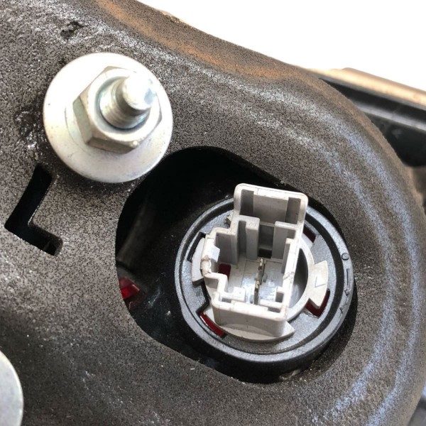 Lanterna Esquerda Lancer 2013 2014 2015 Aplique Tampa Trás Esquerdo/motorista Cinza