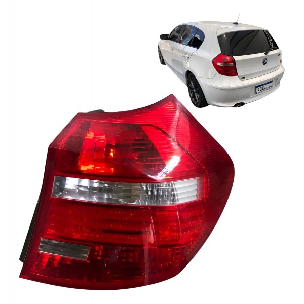 Lanterna Direita Bmw 118i 2007 2008 2009 2010 2012 Original Direito/passageiro Vermelho