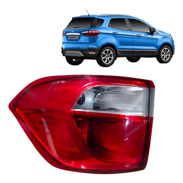 Lanterna Esquerda Ford Ecosport 2013 2014 2015 2016 Original Esquerdo/motorista Vermelho