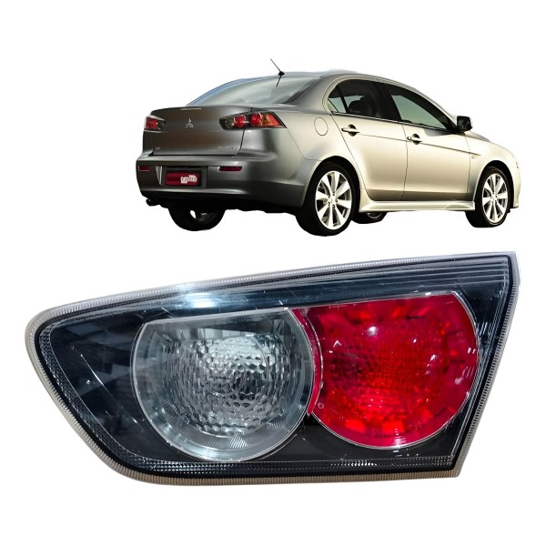 Lanterna Direita Lancer 2013 2014 2015 2017 Aplique Tampa Direito/passageiro Cinza