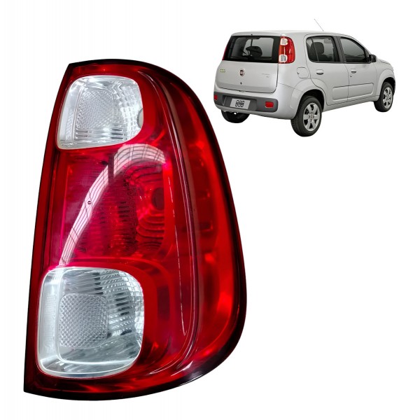Lanterna Direita Fiat Uno Vivace 2010 2012 2015 Original Direito/passageiro Vermelho