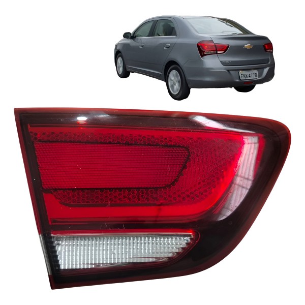 Lanterna Esquerda Cobalt 2016 2017 2019 2020 Aplique Tampa Esquerdo/motorista Vermelho