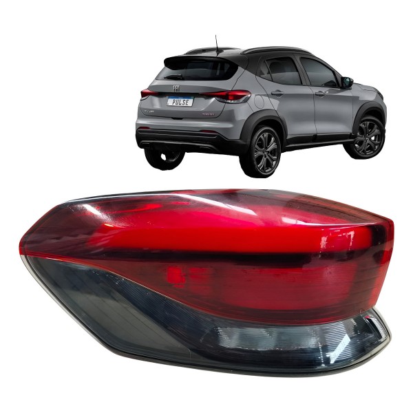 Lanterna Esquerda Fiat Pulse 2021 2022 2023 2024 Original Esquerdo/motorista Vermelho