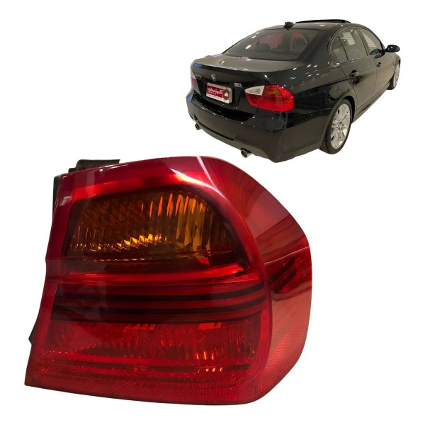 Lanterna Direita Bmw 320i 335i 2006 2008 2010 Original Direito/passageiro Vermelho