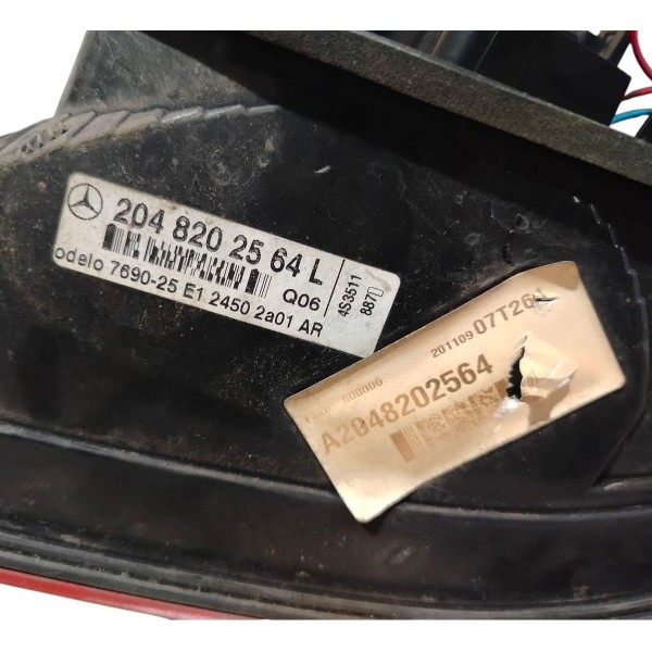 Lanterna Esquerda Mercedes Glk300 2009 2010 2012 Original Esquerdo/motorista Vermelho