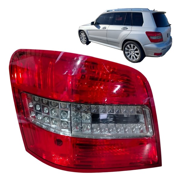 Lanterna Esquerda Mercedes Glk300 2009 2010 2012 Original Esquerdo/motorista Vermelho
