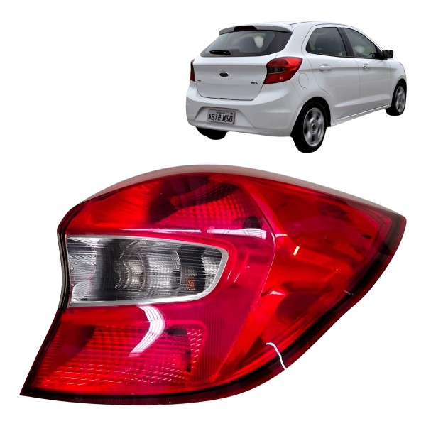 Lanterna Direita Ford Ka Sedan 2017 2018 2019 2020 Original Direito/passageiro Vermelho