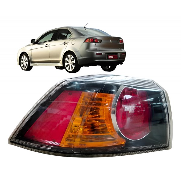 Lanterna Esquerda Mitsubishi Lancer 2012 2016 2019 Original Esquerdo/motorista Cinza