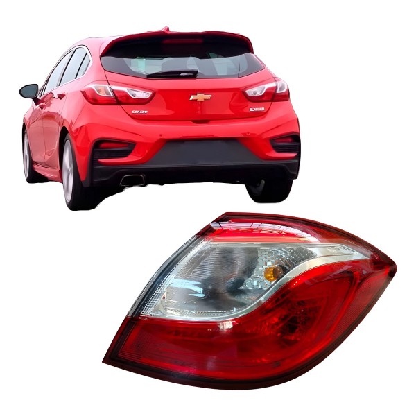 Lanterna Direita Cruze Hatch Ltz 2017 2018 A 2022 Original Direito/passageiro Vermelho