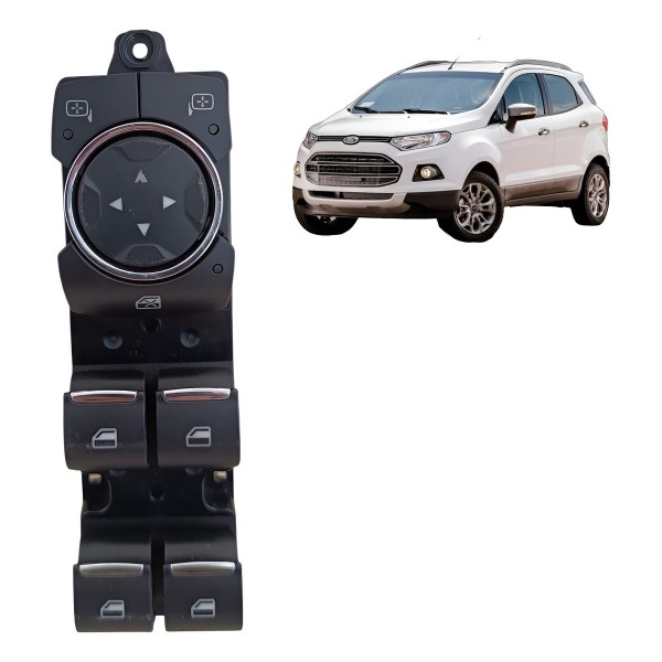 Botão Interruptor Vidro Eletrico Motorista Ecosport Fusion