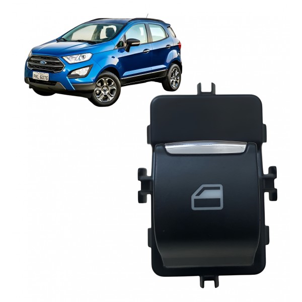 Botão Vidro Traseiro Esquerdo Ford Ecosport 2014 2015 A 2022