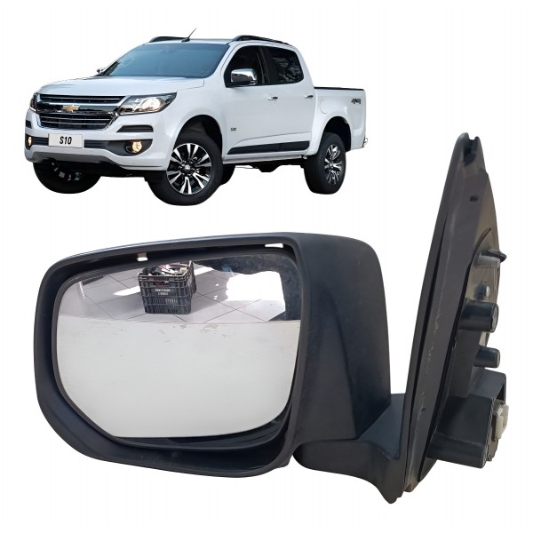 Retrovisor Esquerdo Chevrolet S10 2014 2015 A 2022 Sem Capa
