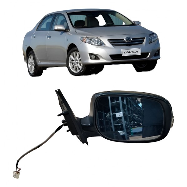 Retrovisor Eletrico Direito Corolla 2009 2010 A 2014 C/pisca