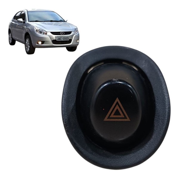 Botão Interruptor Pisca Alerta Jac J3 2010 2011 2012 2013