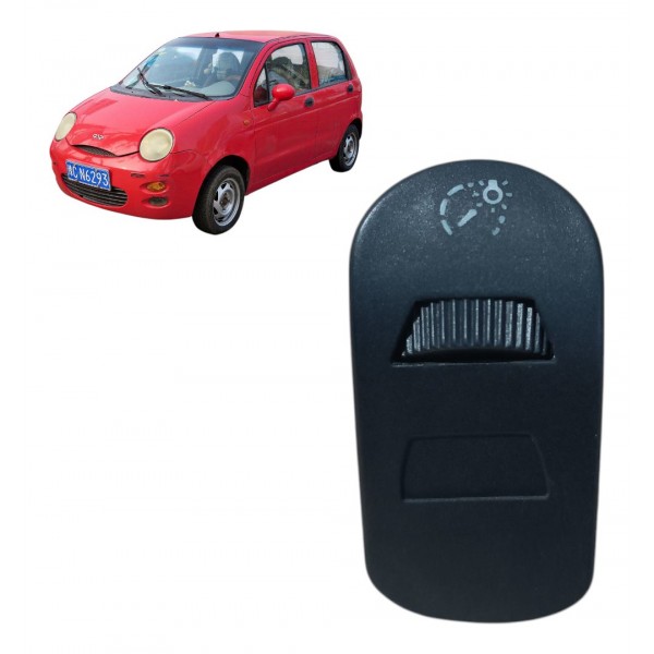 Botão Interruptor Reostato Luz Painel Chery Qq 2011 A 2015