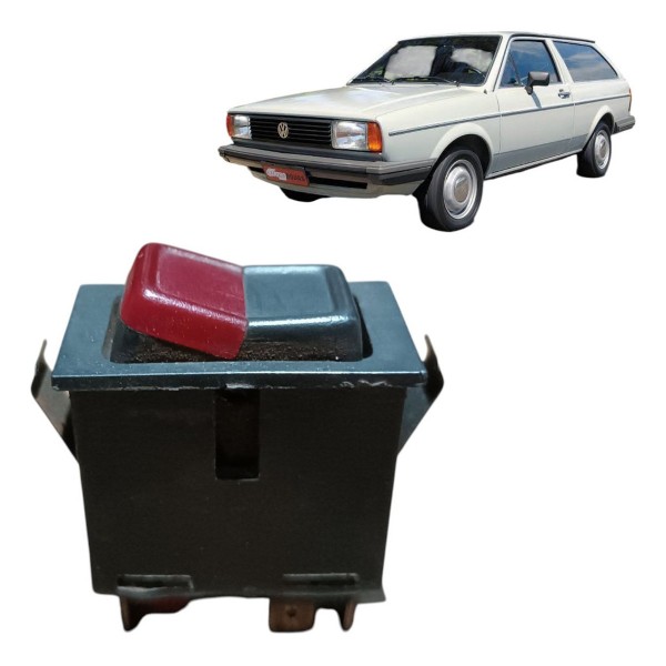 Botão Pisca Alerta Vw Gol Voyage Saveiro 1984 A 1995