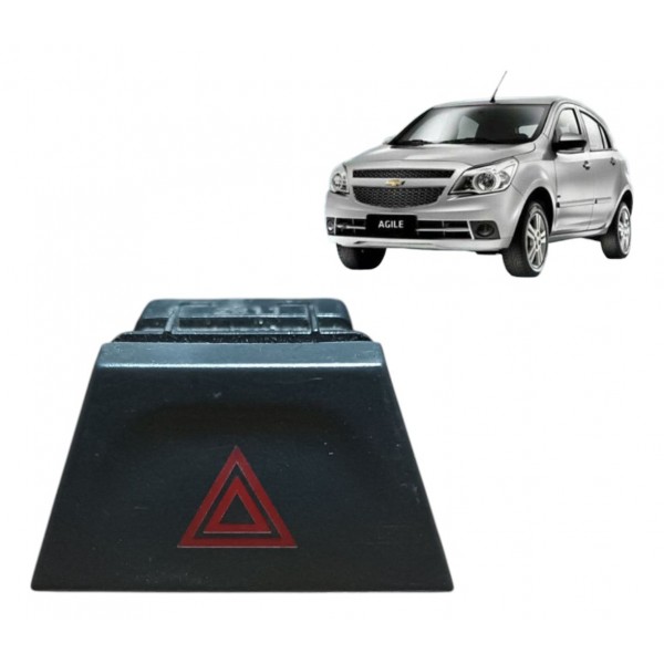 Botão Interruptor Pisca Alerta Agile Montana Prisma Onix