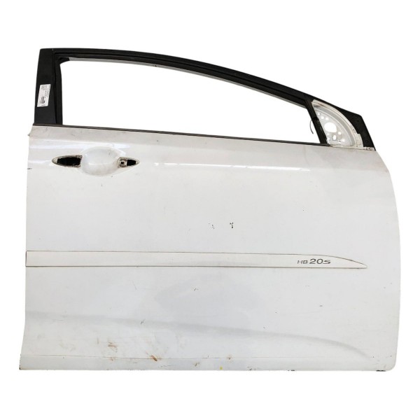 Porta Dianteira Direita Hyundai Hb20 Sedan 2016 2017 A 2019 Dianteira Direita Branco