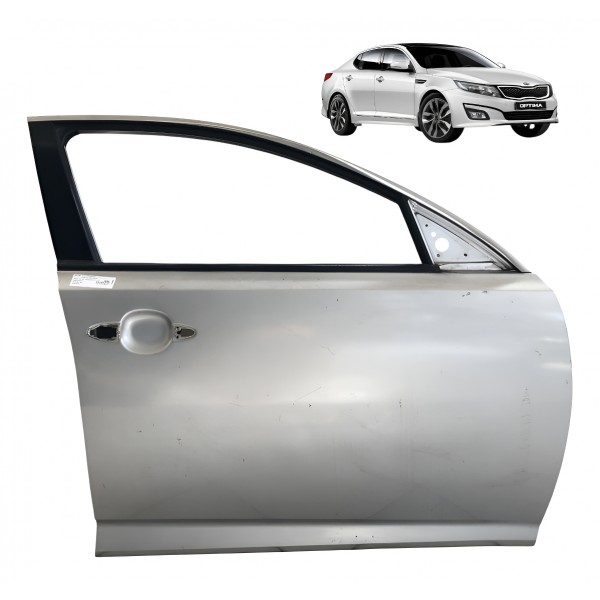 Porta Dianteira Direita Kia Optima  2013 2014 2015 A 2018 Dianteira Direita Prateado