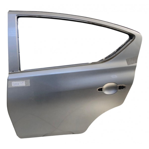 Porta Traseira Esquerda Nissan Versa 2014 2015 2016 A 2019 Traseira Esquerda Prateado