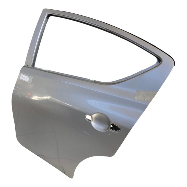 Porta Traseira Esquerda Nissan Versa 2014 2015 2016 A 2019 Traseira Esquerda Prateado