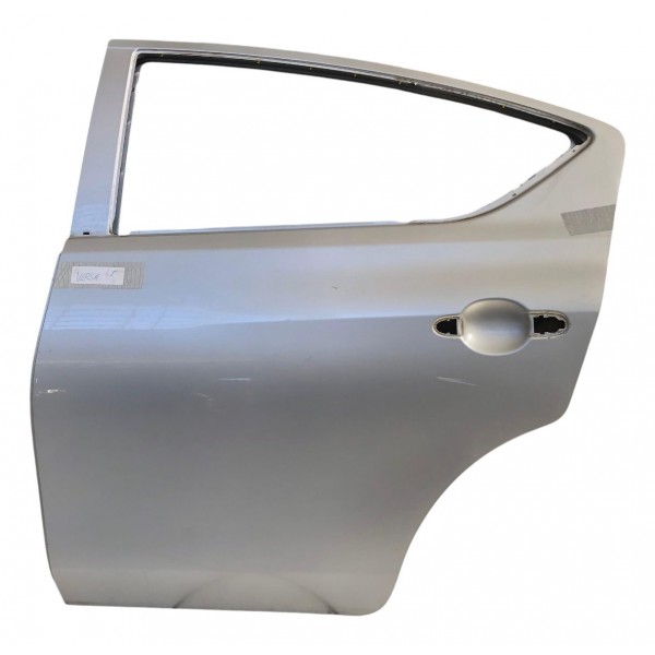 Porta Traseira Esquerda Nissan Versa 2014 2015 2016 A 2019 Traseira Esquerda Prateado