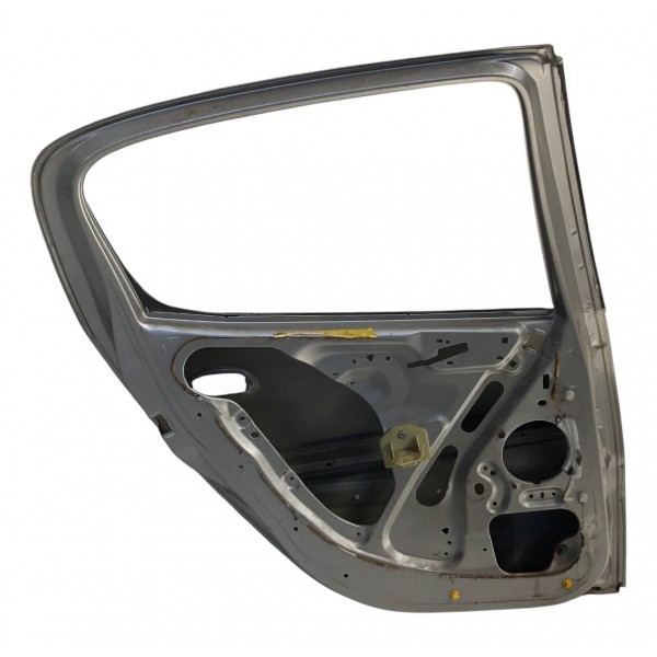 Porta Traseira Esquerda Peugeot 207 Passion 2009 2010 A 2013 Traseira Direita Prateado