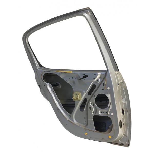 Porta Traseira Esquerda Peugeot 207 Passion 2009 2010 A 2013 Traseira Direita Prateado