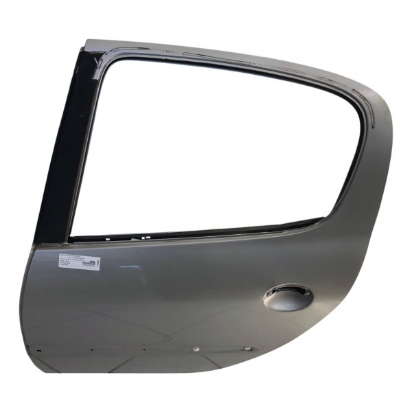Porta Traseira Esquerda Peugeot 207 Passion 2009 2010 A 2013 Traseira Direita Prateado