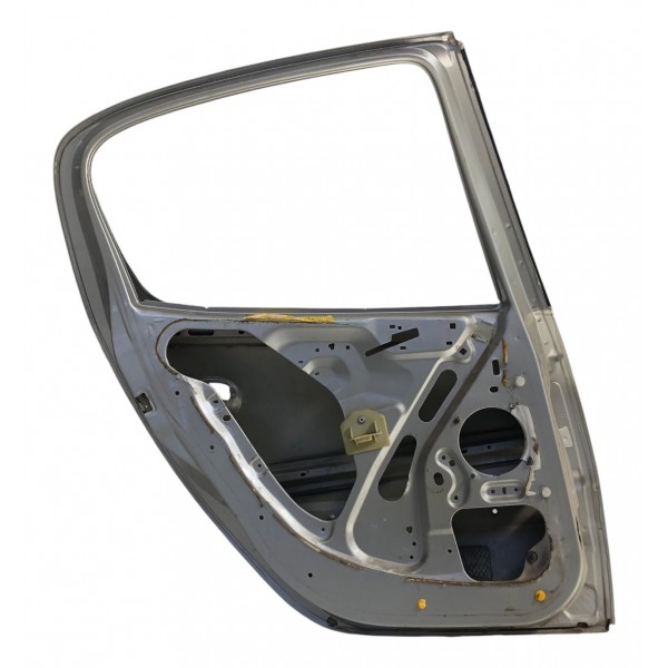 Porta Traseira Esquerda Peugeot 207 Passion 2009 2010 A 2013 Traseira Direita Prateado
