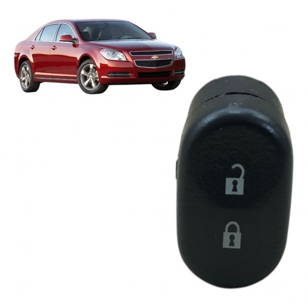 Botão Trava Porta Dianteira Esquerda Malibu 2008 2009 A 2012