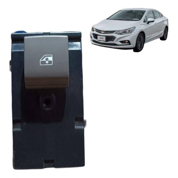 Botao Vidro Traseiro Chevrolet Cruze 2017 2018 A 2020 Cinza