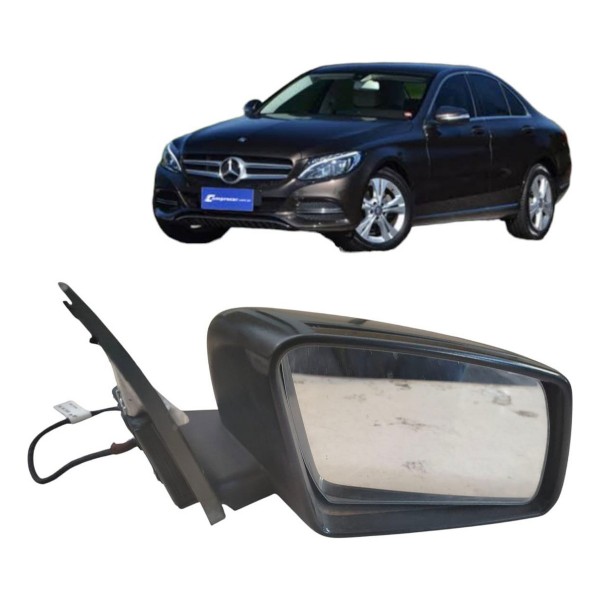 Retrovisor Elétrico Direito Mercedes C180 2009a 2013 C/pisca
