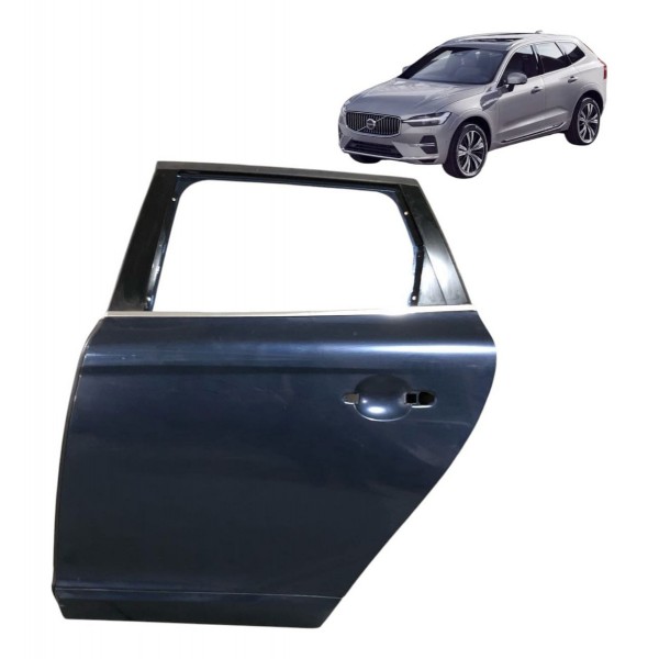 Porta Traseira Esquerda Volvo Xc60 2011 2013 2015 2016 Cinza Traseira Esquerda
