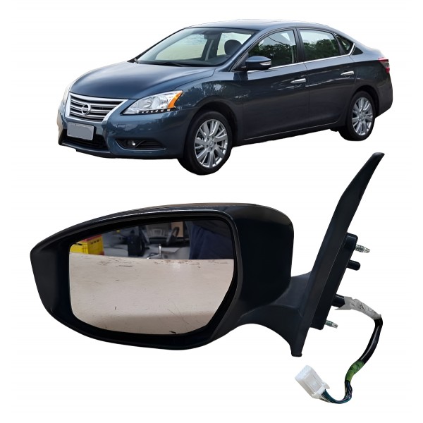 Retrovisor Elétrico Esquerdo Sentra 2014 A 2016 C/pisca