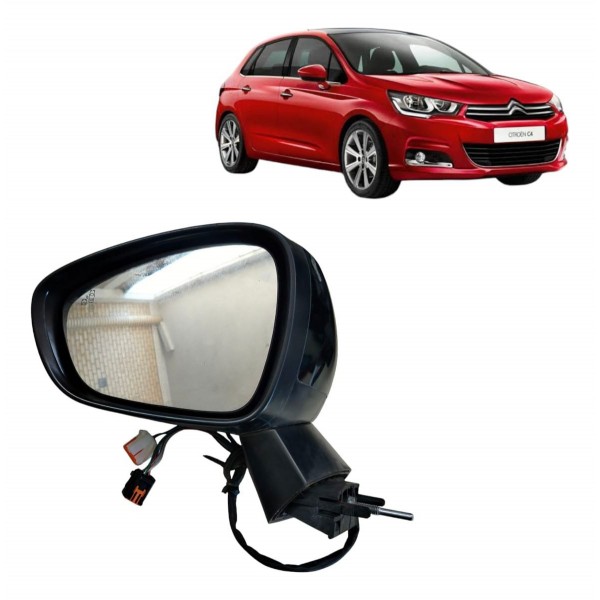 Retrovisor Elétrico Esquerdo C4 Lounge 2013 A 2019 C/pisca