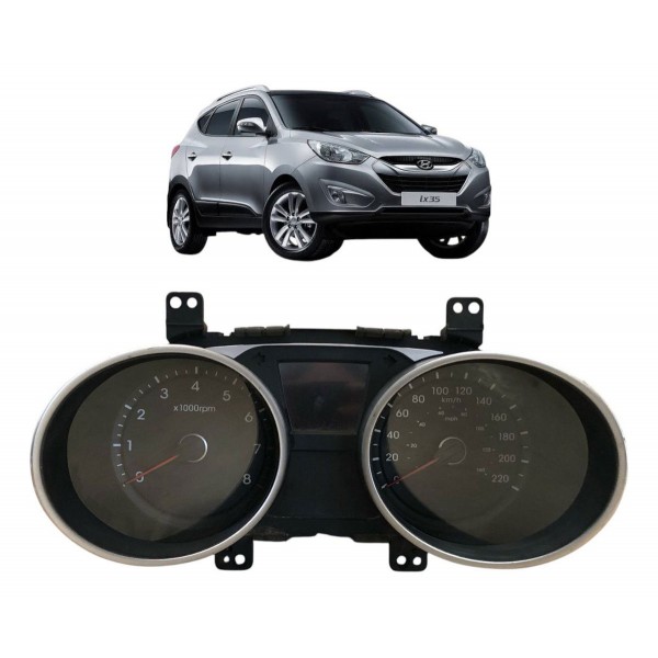 Painel Instrumento Velocímetro Ix35 2012 2013 2014 2015 Aut Preto