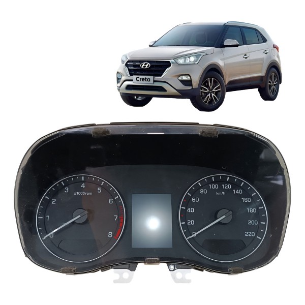 Painel Instrumento Velocímetro Hyundai Creta 2017 2018 2019 Preto