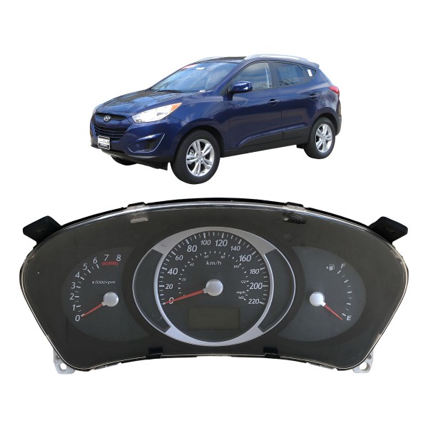 Painel Instrumento Velocimetro Hyundai Tucson 2009 2010 2011 Preto
