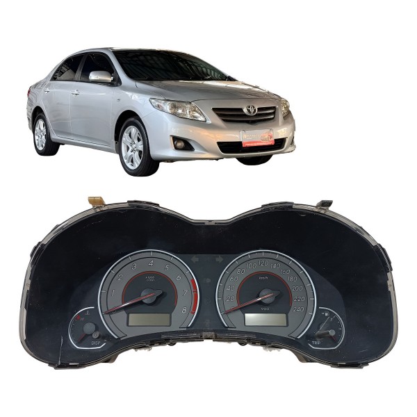 Painel Instrumento Velocimetro Toyota Corolla 2009 2010 2011 Preto