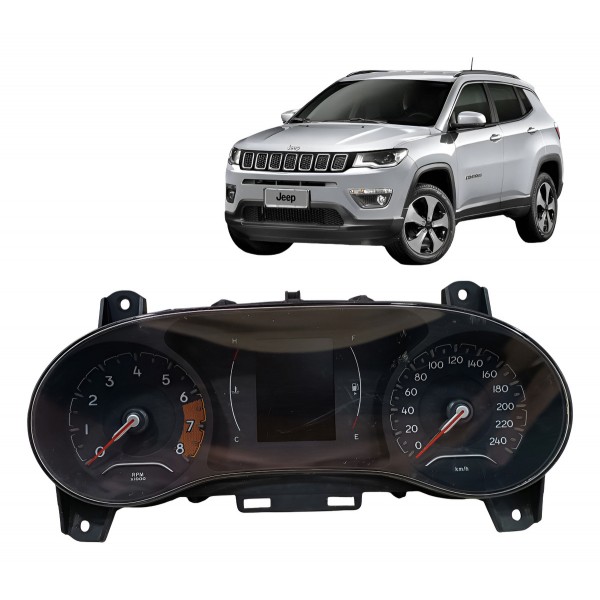 Painel Instrumento Velocímetro Jeep Compass Longitude 2017 Preto