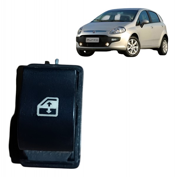 Botão Vidro Traseiros Fiat Argo Linea Punto 2013 2014 A 2020