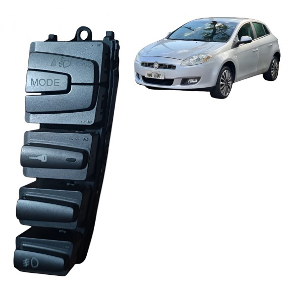 Botão Regulagem Farol Milha Fiat Bravo 2011 2012 A 2016