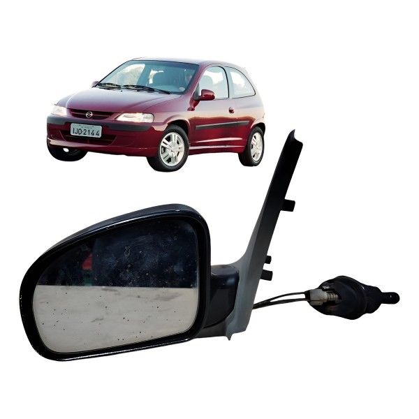 Espelho Retrovisor Manual Esquerdo Celta 2000 2001 02 A 2006