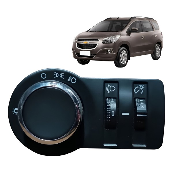 Botão Comando Chave Farol Chevrolet Spin 2017 2018 A 2023