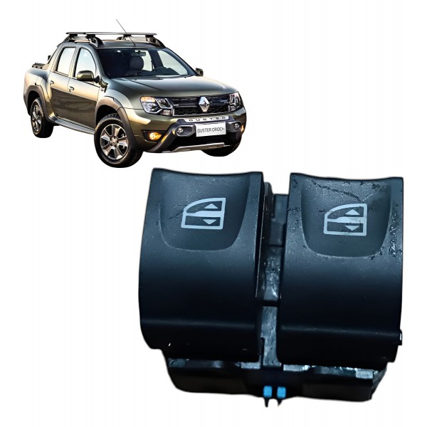 Botão Vidro Dianteiro Esquerdo Duster Oroch 2015 A 2020
