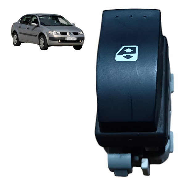 Botão Vidro Traseiro Direito Renault Megane 2007 2008 A 2014